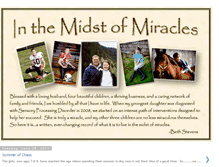 Tablet Screenshot of in-the-midst-of-miracles.blogspot.com