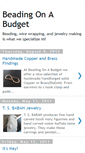 Mobile Screenshot of beadingonabudget.blogspot.com