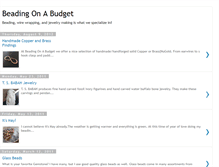 Tablet Screenshot of beadingonabudget.blogspot.com