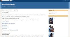 Desktop Screenshot of elevationbishop.blogspot.com
