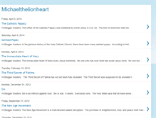 Tablet Screenshot of michaelthelionheart.blogspot.com