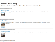 Tablet Screenshot of paddytravel.blogspot.com