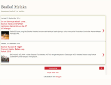 Tablet Screenshot of basikal-melaka.blogspot.com