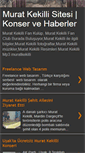 Mobile Screenshot of murat-kekilli-site.blogspot.com