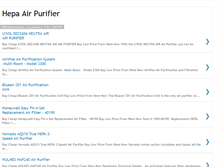 Tablet Screenshot of hepa-air-purifier-discount.blogspot.com