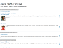 Tablet Screenshot of magicfeatheravenue.blogspot.com