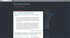 Desktop Screenshot of greatpursuit.blogspot.com