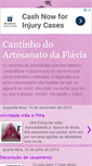 Mobile Screenshot of cantinhodoartesanatodaflavia.blogspot.com