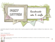 Tablet Screenshot of funkyletters.blogspot.com