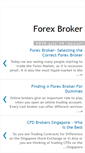 Mobile Screenshot of forexbroker-eg.blogspot.com