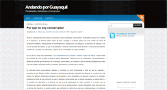 Desktop Screenshot of andandoporguayaquil.blogspot.com