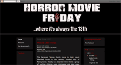 Desktop Screenshot of horrormoviefriday.blogspot.com