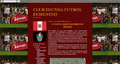 Desktop Screenshot of idunsafutbolfemenino.blogspot.com