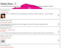 Tablet Screenshot of debbyclements.blogspot.com