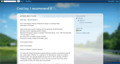 Desktop Screenshot of cool-toy-i-recommend-it.blogspot.com