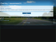 Tablet Screenshot of cool-toy-i-recommend-it.blogspot.com