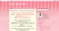 Desktop Screenshot of kain-sanasini.blogspot.com