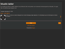 Tablet Screenshot of musikk-labeler.blogspot.com