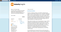 Desktop Screenshot of cpgindustry.blogspot.com