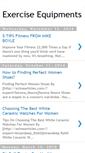 Mobile Screenshot of exerciseequipments.blogspot.com