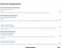 Tablet Screenshot of exerciseequipments.blogspot.com