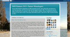 Desktop Screenshot of imdpartners2011.blogspot.com