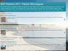 Tablet Screenshot of imdpartners2011.blogspot.com