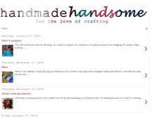 Tablet Screenshot of handmadehandsome.blogspot.com