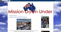 Desktop Screenshot of missiondownunderact.blogspot.com