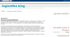 Desktop Screenshot of logisztika.blogspot.com