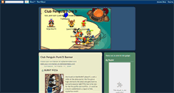 Desktop Screenshot of clubpenguinpunkd.blogspot.com