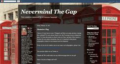 Desktop Screenshot of nevermind-the-gap.blogspot.com