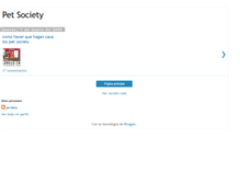 Tablet Screenshot of petsocietychile.blogspot.com