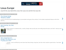 Tablet Screenshot of lexus-europe.blogspot.com