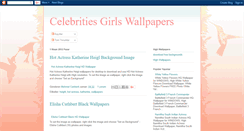 Desktop Screenshot of celebritiesgirlswallpapers.blogspot.com