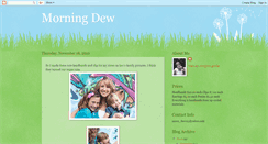 Desktop Screenshot of morningdew05.blogspot.com
