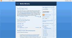 Desktop Screenshot of mediaministry.blogspot.com
