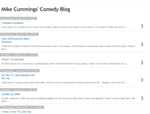 Tablet Screenshot of mikecummingscomedy.blogspot.com