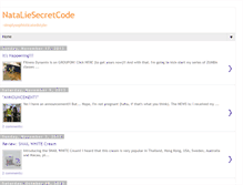 Tablet Screenshot of nataliesecretcode.blogspot.com