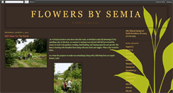 Desktop Screenshot of flowersbysemia.blogspot.com