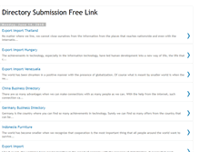 Tablet Screenshot of directorysubmissinfree.blogspot.com