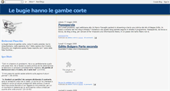 Desktop Screenshot of bugiedallegambecorte.blogspot.com