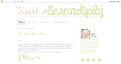 Desktop Screenshot of myfaithandserendipity.blogspot.com