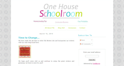 Desktop Screenshot of onehouseschoolroomreviews.blogspot.com