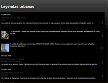 Tablet Screenshot of leyendas-urbanas.blogspot.com