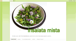 Desktop Screenshot of insalatamista-poverimabelliebuoni.blogspot.com