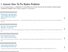 Tablet Screenshot of answerhowtofixradonproblem.blogspot.com
