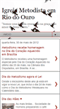 Mobile Screenshot of metodistariodoouro.blogspot.com