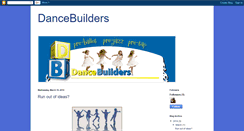 Desktop Screenshot of dancebuilders.blogspot.com