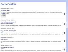 Tablet Screenshot of dancebuilders.blogspot.com